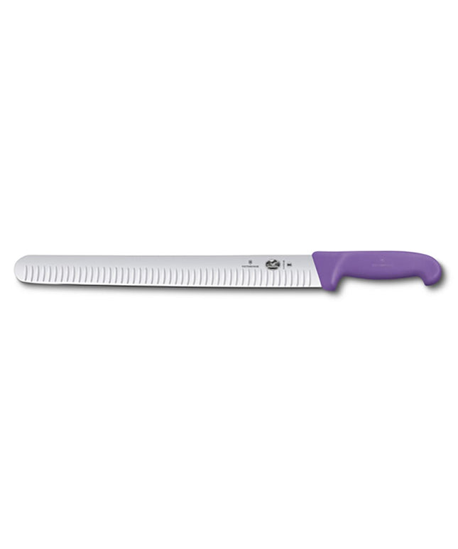 Dao Thái Granton Victorinox 5.4725.36 35.6 cm Cán Fibrox® Pro Tím Thép Không Gỉ