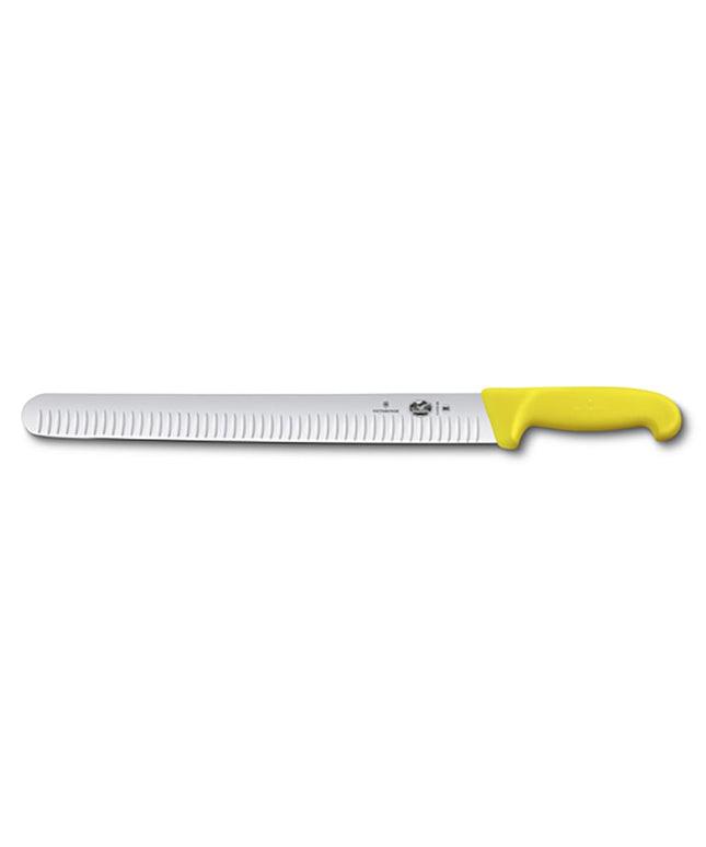 Dao Thái Granton Victorinox 5.4728.36 35.6 cm Cán Fibrox® Pro Vàng Thép Không Gỉ