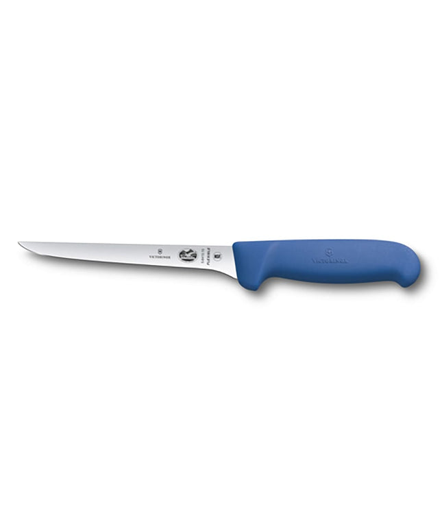 Dao Rọc Xương Thẳng Linh Hoạt Victorinox 5.6412.15 15 cm Cán Fibrox® Pro Màu Xanh, Thép Không Gỉ