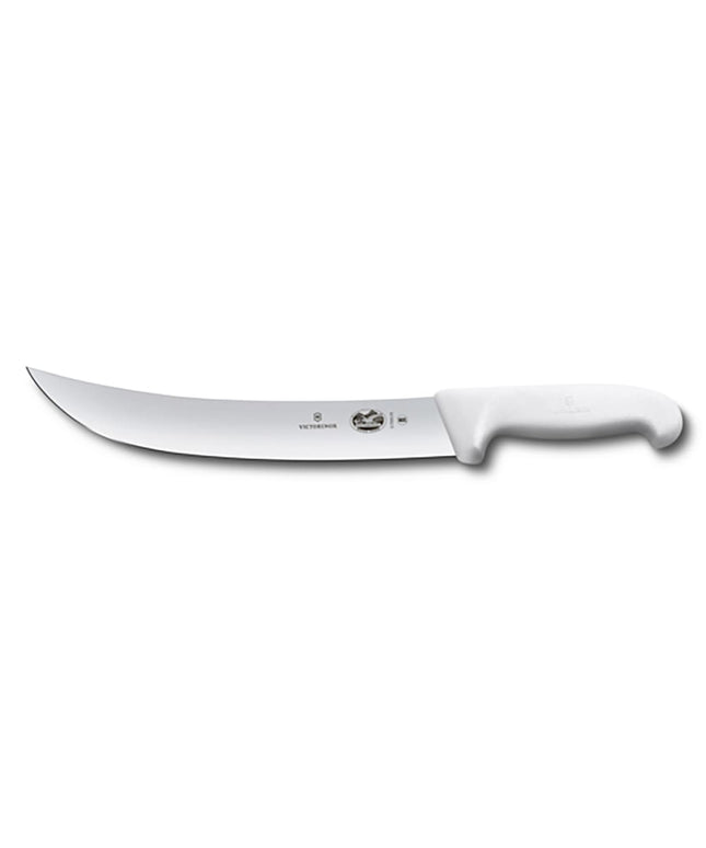 Dao Cimeter Cong Victorinox 5.7307.25 25.4 cm Cán Fibrox® Pro Trắng Thép Không Gỉ