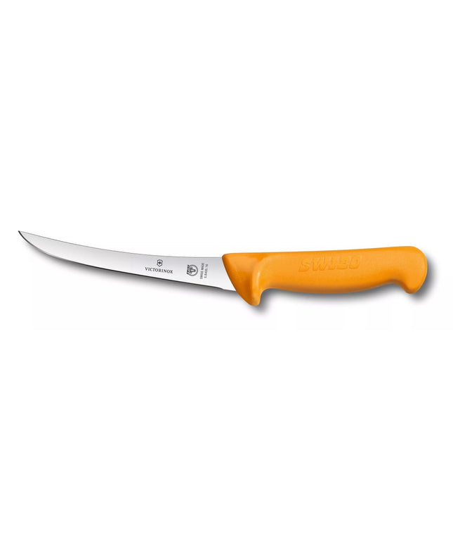 Victorinox 5.8405.16 Dao Rọc Thịt Swibo 15.2 cm Cán Polyamide Cam, Thép Không Gỉ