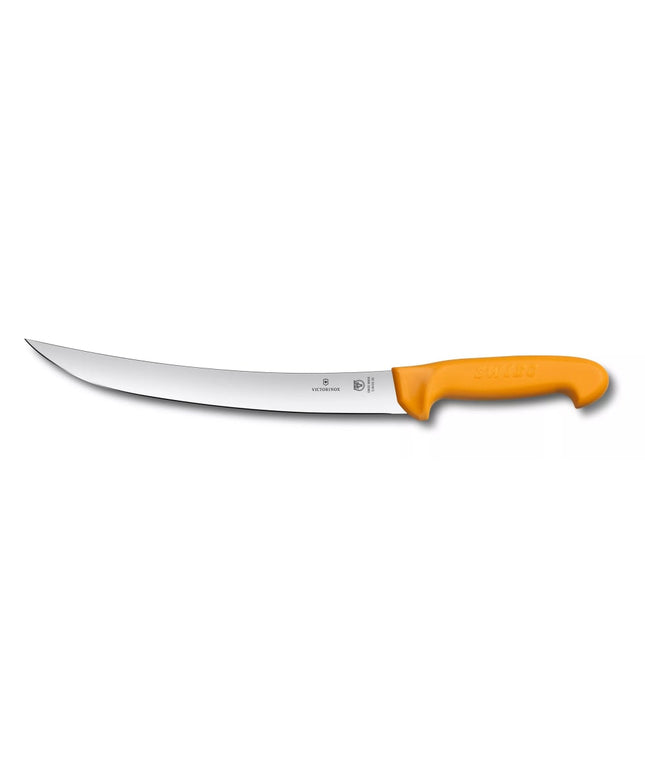 Dao Xẻ Thịt Cong Victorinox 5.8435.26 Swibo Lưỡi 27.9 cm Cán Polyamide Cam