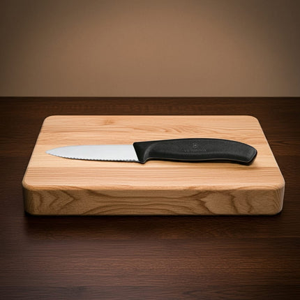 Dao Gọt Lưỡi Lượn Sóng Victorinox 6.7633 Lưỡi 8.3 cm Cán Polypropylene Đen