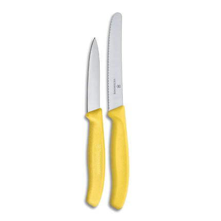 Bộ Dao Tiện Ích & Dao Gọt Victorinox 6.7836.L118-X2 Thép Không Gỉ Cán Vàng