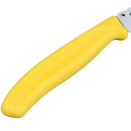 Dao Đa Năng Răng Cưa Victorinox 6.7836.L118 Lưỡi 11.4 cm Cán Polypropylene Vàng