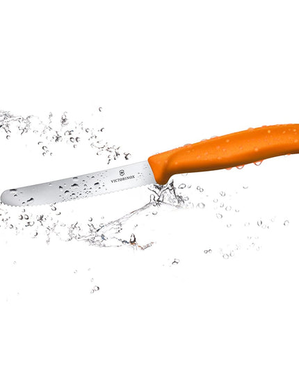 Dao Đa Năng Răng Cưa Victorinox 6.7836.L119 Lưỡi 11.4 cm Cán Polypropylene Cam
