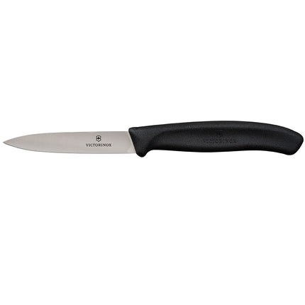 Bộ Dao Gọt Và Dụng Cụ Gọt Vỏ Victorinox 7.6075-X8 Thép Không Gỉ Tay Cầm Đen