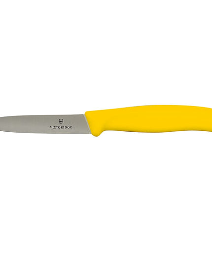 Bộ Dao Gọt Và Dụng Cụ Gọt Vỏ Victorinox 7.6075.8-X1 Thép Không Gỉ Tay Cầm Vàng