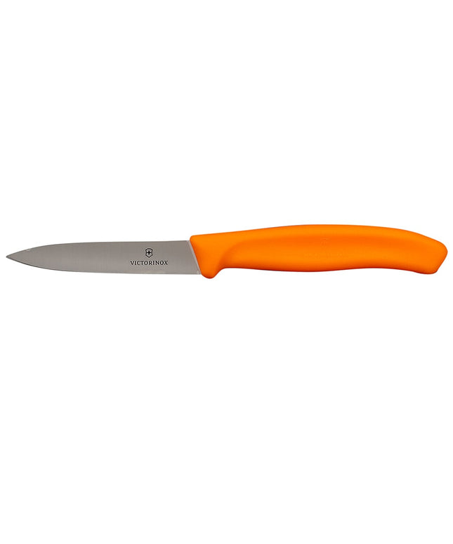 Bộ Dao Gọt Và Dụng Cụ Gọt Vỏ Victorinox 7.6075.9-X1 Thép Không Gỉ Tay Cầm Cam