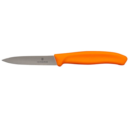 Bộ Dao Gọt Và Dụng Cụ Gọt Vỏ Victorinox 7.6075.9-X1 Thép Không Gỉ Tay Cầm Cam