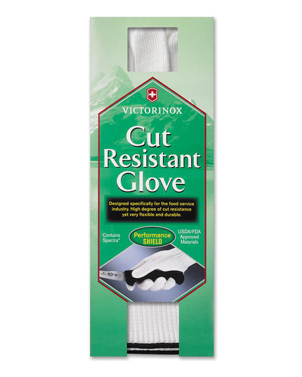 Găng Tay Chống Cắt Victorinox 7.9049.XS Cỡ XS - Chất Liệu Pha Trộn, Trắng Dây Cổ Tay Vàng