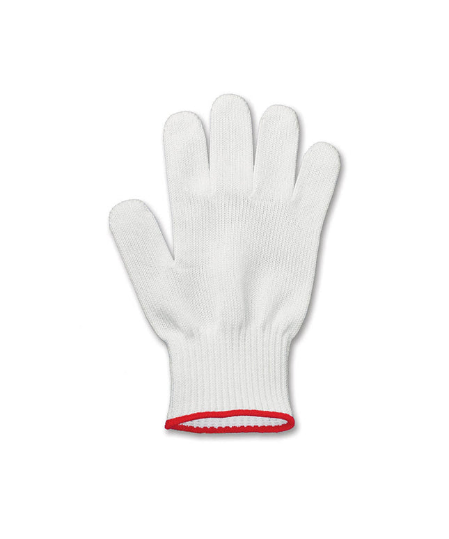 Găng Tay Chống Cắt Victorinox 7.9049.S Cỡ S - Chất Liệu Pha Trộn, Trắng Dây Cổ Tay Đỏ