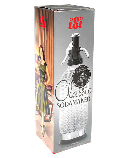 Bình Soda Siphon Classic iSi 106001 0.9 lít Nhựa, Bạc