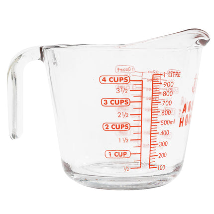 Cốc Đong Anchor Hocking 55178L20 946 ml Tay Cầm Hở Chữ Đỏ
