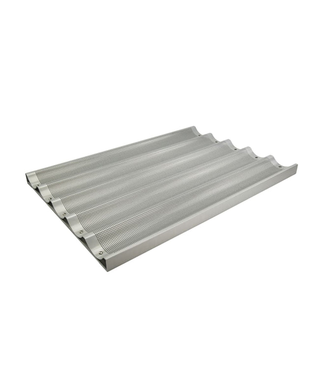 Khay Nướng Bánh Mì Baguette Winco ABP-5L 5 Rãnh 45.7 x 66 cm Nhôm