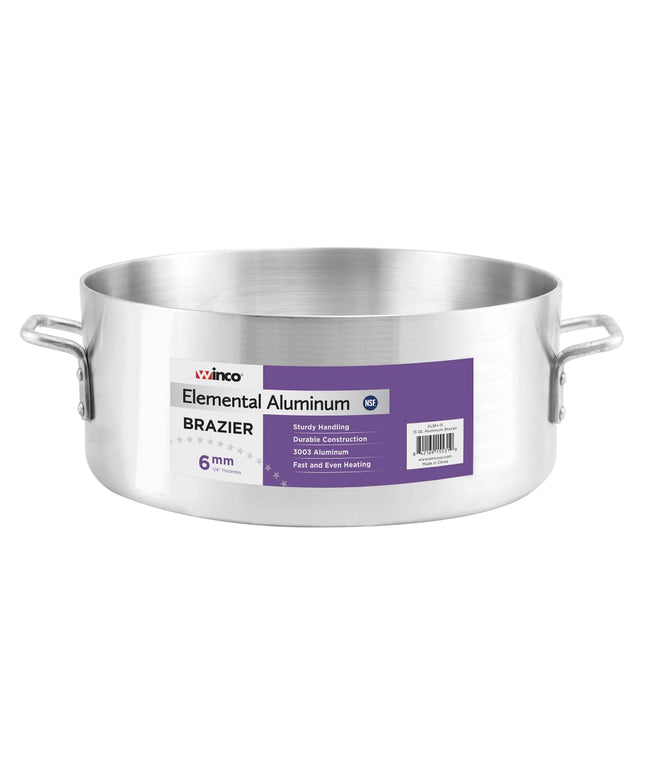 Nồi Om Winco ALBH-15 Elemental Nhôm 14 l