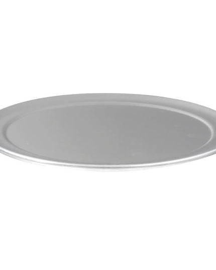Khay Pizza Tròn Viền Rộng Winco APZT-10 25.4 cm Nhôm