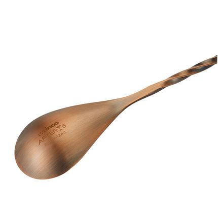Thìa Bar Winco BABS-12AC 30.5 cm Đầu Giọt Nước, Đồng Cổ Điển