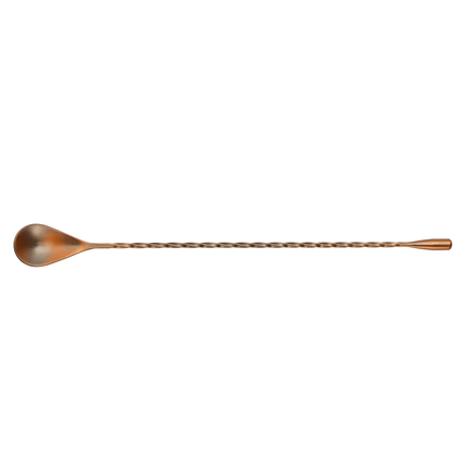 Thìa Bar Winco BABS-12AC 30.5 cm Đầu Giọt Nước, Đồng Cổ Điển