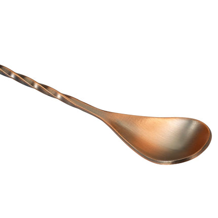 Thìa Bar Winco BABS-12AC 30.5 cm Đầu Giọt Nước, Đồng Cổ Điển