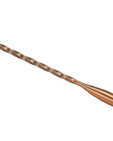 Thìa Bar Winco BABS-12AC 30.5 cm Đầu Giọt Nước, Đồng Cổ Điển
