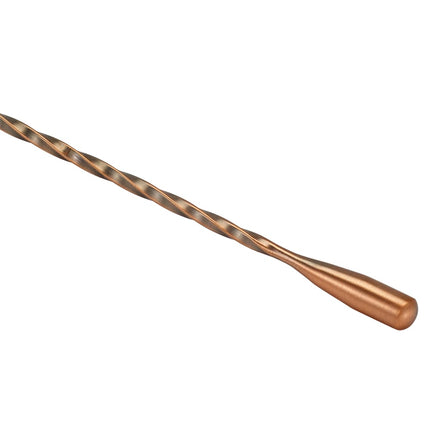 Thìa Bar Winco BABS-12AC 30.5 cm Đầu Giọt Nước, Đồng Cổ Điển