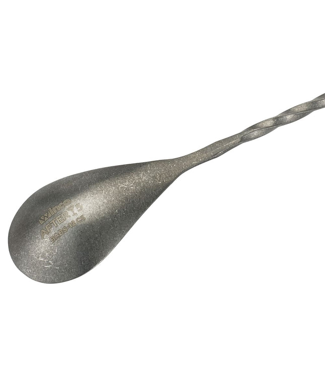 Thìa Bar Winco BABS-12CS 30.5 cm Đầu Giọt Nước, Thép Thủ Công