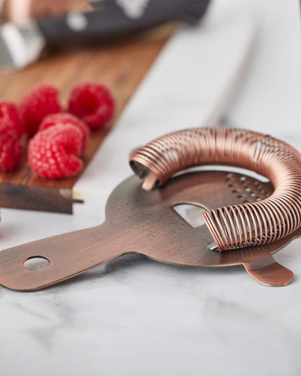 Rây Lọc Quầy Bar 4 Ngạnh Winco BABS-6AC Thép Không Gỉ Màu Đồng Cổ Điển