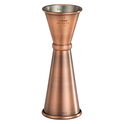 Ly Đong Đôi Winco BAJ-9AC - 30 ml & 60 ml, Thép Không Gỉ, Màu Đồng Cổ