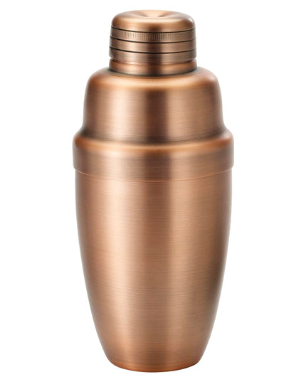 Bộ Bình Lắc Cocktail Winco BASS-16AC 470 ml Thép Không Gỉ Hoàn Thiện Đồng Cổ Điển