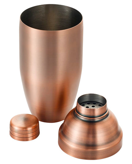 Bộ Bình Lắc Cocktail Thép Không Gỉ Winco BASS-24AC 710 ml Màu Đồng Cổ