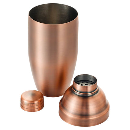Bộ Bình Lắc Cocktail Thép Không Gỉ Winco BASS-24AC 710 ml Màu Đồng Cổ