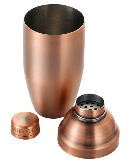 Bộ Bình Lắc Cocktail Thép Không Gỉ Winco BASS-24AC 710 ml Màu Đồng Cổ