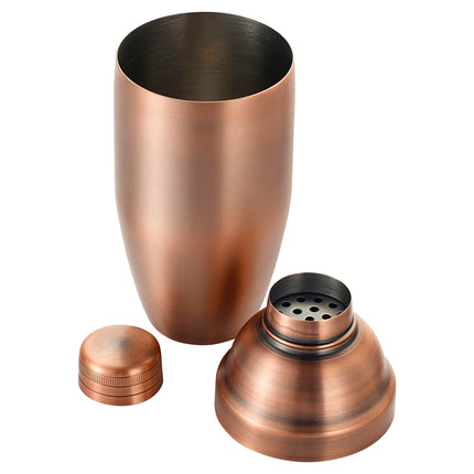 Bộ Bình Lắc Cocktail Thép Không Gỉ Winco BASS-24AC 710 ml Màu Đồng Cổ