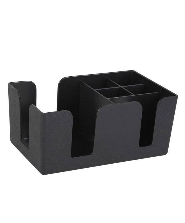 Hộp Đựng Quầy Bar Nhựa Winco BC-6 6 Ngăn, Đen
