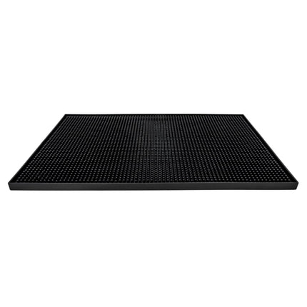 Thảm Lót Quầy Bar Chữ Nhật Winco BM-1812K Cao Su Đen 45.7 x 30.5 cm