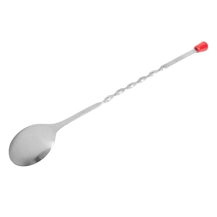 Thìa Bar Winco BPS-11 28 cm Núm Đỏ Thép Không Gỉ