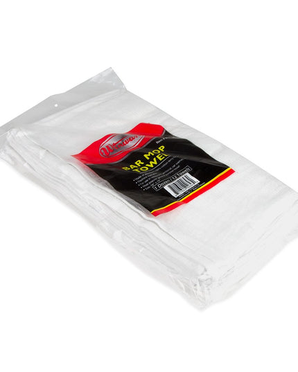 Khăn Quầy Bar Cotton Trắng Winco BTW-30 40.6 cm x 48.3 cm