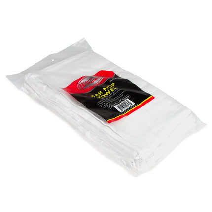 Khăn Quầy Bar Cotton Trắng Winco BTW-30 40.6 cm x 48.3 cm