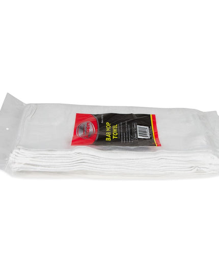 Khăn Quầy Bar Cotton Trắng Winco BTW-30 40.6 cm x 48.3 cm