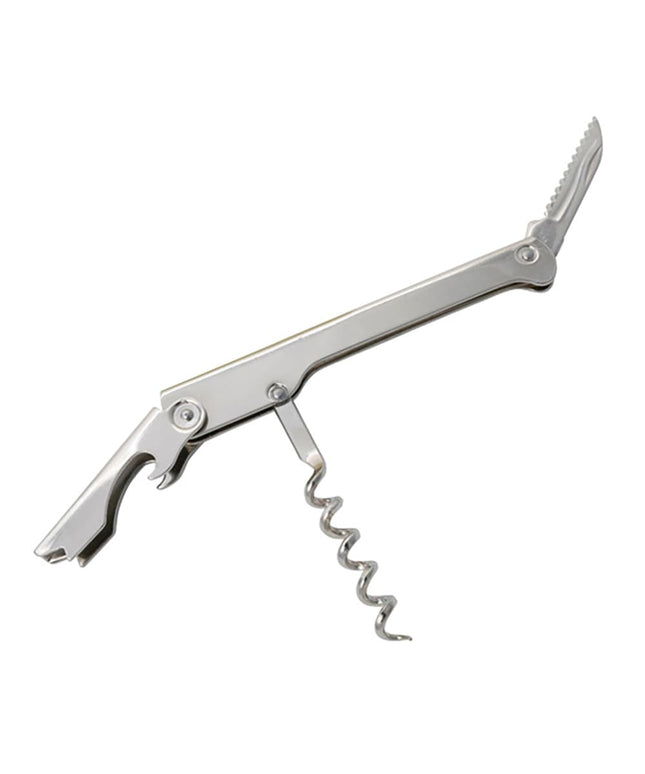 Dụng Cụ Mở Rượu Phục Vụ Winco CO-511 Kèm Dao Cắt Giấy Bạc & Đồ Khui Nắp Chai Thép Không Gỉ