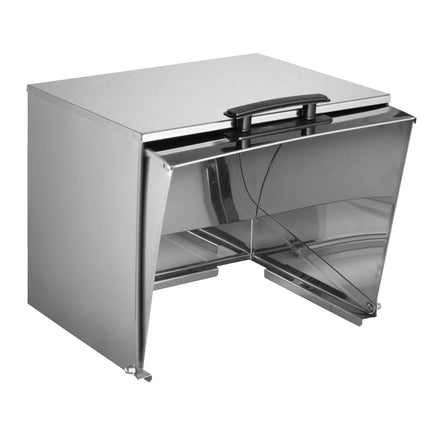 Nắp Khay Thức Ăn Cuộn Tròn Cỡ Đầy Đủ Winco C-RCF, Thép Không Gỉ