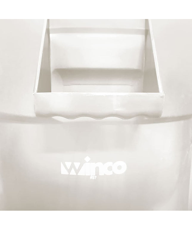 Winco FCW-10ICE Thùng Đựng Thực Phẩm 37.9 l, 39.8 cm x 43.3 cm - Nhựa, Trắng
