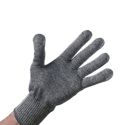 Găng Tay Chống Cắt Winco GCRA-M Cỡ M Chất Liệu Pha Trộn Xám Viền Cổ Tay Xanh Lá