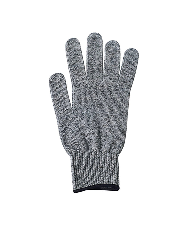 Găng Tay Chống Cắt Winco GCRA-XL Cỡ Cực Lớn - Chất Liệu Pha Trộn, Xám Viền Cổ Tay Đen