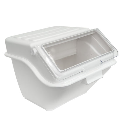 Thùng Đựng Nguyên Liệu Kệ Winco IB-10S Dung Tích 38 Lít Nắp Trong/Đáy Trắng