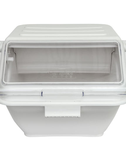 Thùng Đựng Nguyên Liệu Kệ Winco IB-10S Dung Tích 38 Lít Nắp Trong/Đáy Trắng