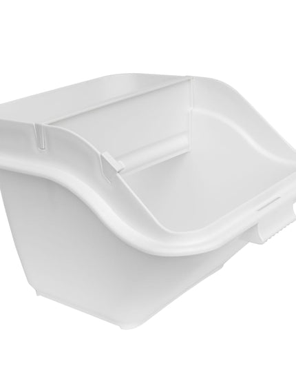Thùng Đựng Nguyên Liệu Kệ Winco IB-10S Dung Tích 38 Lít Nắp Trong/Đáy Trắng