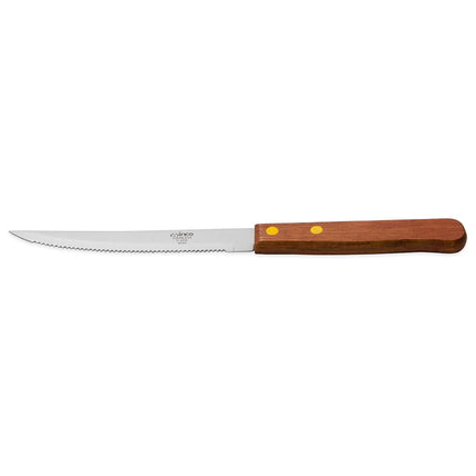 Dao Steak Winco K-45W Lưỡi 11.4cm Cán Gỗ Mũi Nhọn