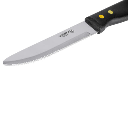 Dao Steak Jumbo Winco K-85P Lưỡi 12.7cm Cán Nhựa Đinh Tán